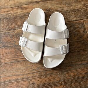 Birkenstock EVA Arizona White Sandals